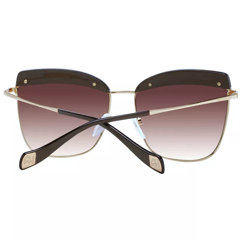 Okulary przeciwsłoneczne ANA HICKMANN dla kobiet AH3191-59D02 Havana/Brązowy Prostokątna oprawka acetatowa Brązowe soczewki gradientowe 60/15/145 mm