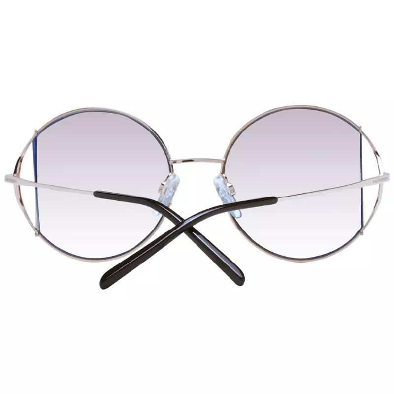 Okulary przeciwsłoneczne damskie ANA HICKMANN AH3192-5304D Havana Brown Acetate Rectangular Frame z brązowymi gradientowymi soczewkami poliwęglanowymi 53mm
