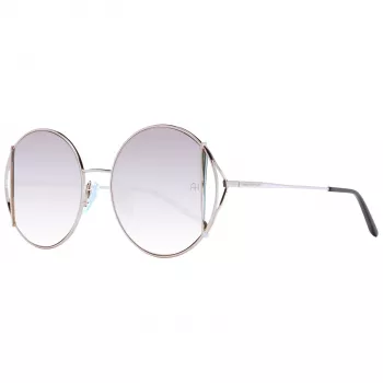 Okulary przeciwsłoneczne damskie ANA HICKMANN AH3192-5304D Havana Brown Acetate Rectangular Frame z brązowymi gradientowymi soczewkami poliwęglanowymi 53mm