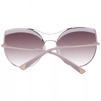 Okulary przeciwsłoneczne damskie ANA HICKMANN AH3207-59H01 Motyl Kocie Oko Oprawka acetatowa Gradient brązowe soczewki UV400