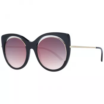 Okulary przeciwsłoneczne damskie ANA HICKMANN AH9265-54A01 - czarna oprawka acetatowa, szare soczewki poliwęglanowe, ochrona UV400, 54/22/145 mm