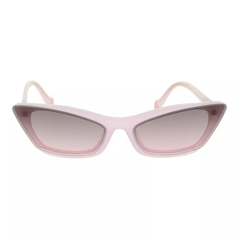 ANA HICKMANN Okulary przeciwsłoneczne damskie AH9278-64T02 Brązowy gradient Acetat 64mm