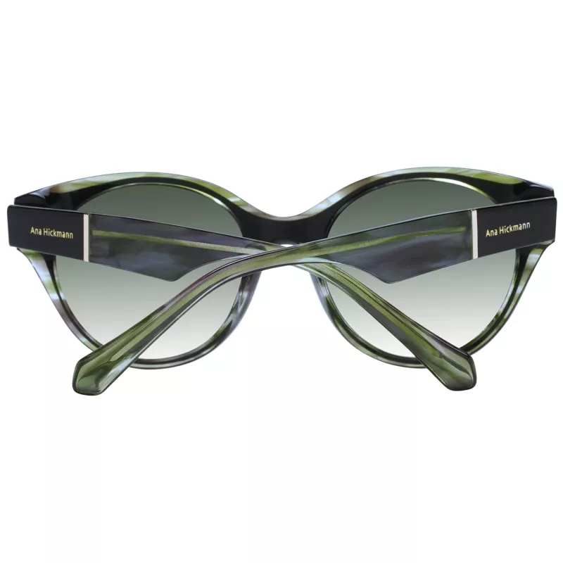 ANA HICKMANN Okulary przeciwsłoneczne damskie AH9345-51H01 Kocie oko Havana oprawka acetatowa brązowe soczewki gradientowe UV400