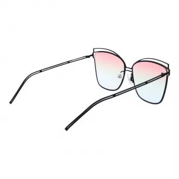 ANA HICKMANN Okulary przeciwsłoneczne damskie HI3049-6109A - Havana Acetate Oversized Square - Brązowe soczewki gradientowe - 61/15/145 mm
