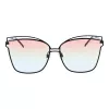 ANA HICKMANN Okulary przeciwsłoneczne damskie HI3049-6109A - Havana Acetate Oversized Square - Brązowe soczewki gradientowe - 61/15/145 mm