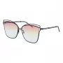 ANA HICKMANN Okulary przeciwsłoneczne damskie HI3049-6109A - Havana Acetate Oversized Square - Brązowe soczewki gradientowe - 61/15/145 mm