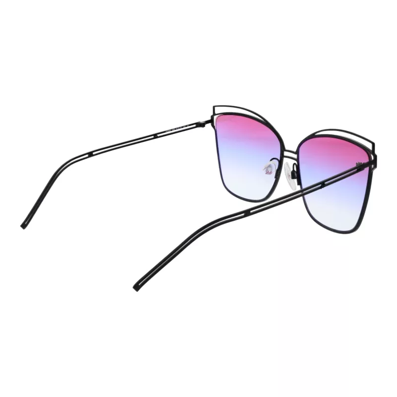 Okulary przeciwsłoneczne damskie ANA HICKMANN HI3049-6109B Havana Brown Acetate Square Frame Brown Gradient Lens 61/15/145 mm