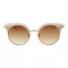 Okulary przeciwsłoneczne ANA HICKMANN HI3050-52G22 Motylkowe Acetat Brązowy Gradient 52mm