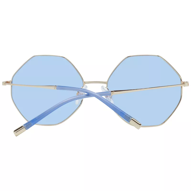 Okulary przeciwsłoneczne damskie ANA HICKMANN HI3055-5704B, oprawka motylkowa z acetatu, brązowe soczewki gradientowe 57mm