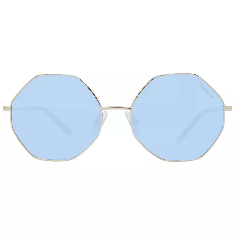 Okulary przeciwsłoneczne damskie ANA HICKMANN HI3055-5704B, oprawka motylkowa z acetatu, brązowe soczewki gradientowe 57mm