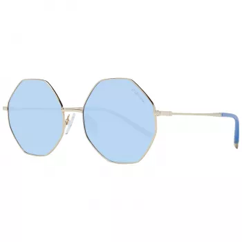 Okulary przeciwsłoneczne damskie ANA HICKMANN HI3055-5704B, oprawka motylkowa z acetatu, brązowe soczewki gradientowe 57mm