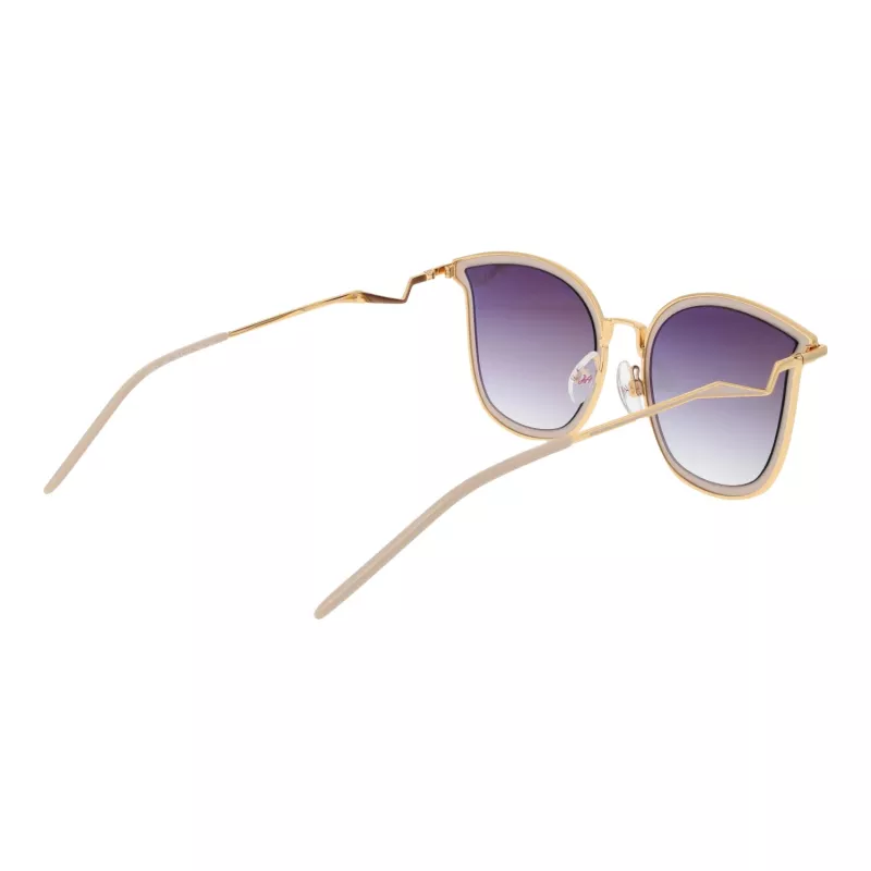 Okulary przeciwsłoneczne damskie ANA HICKMANN HI3065-5504A Havana Acetate Brązowe Gradientowe Soczewki 55/21/145 mm