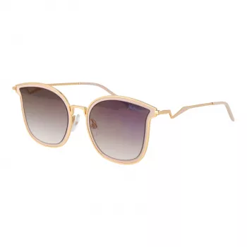 Okulary przeciwsłoneczne damskie ANA HICKMANN HI3065-5504A Havana Acetate Brązowe Gradientowe Soczewki 55/21/145 mm