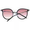 ANA HICKMANN Okulary przeciwsłoneczne damskie HI3066-5402A Złoty/Brąz Oprawka metalowa motylkowy Brązowe soczewki gradientowe 54mm