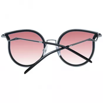 ANA HICKMANN Okulary przeciwsłoneczne damskie HI3066-5402A Złoty/Brąz Oprawka metalowa motylkowy Brązowe soczewki gradientowe 54mm
