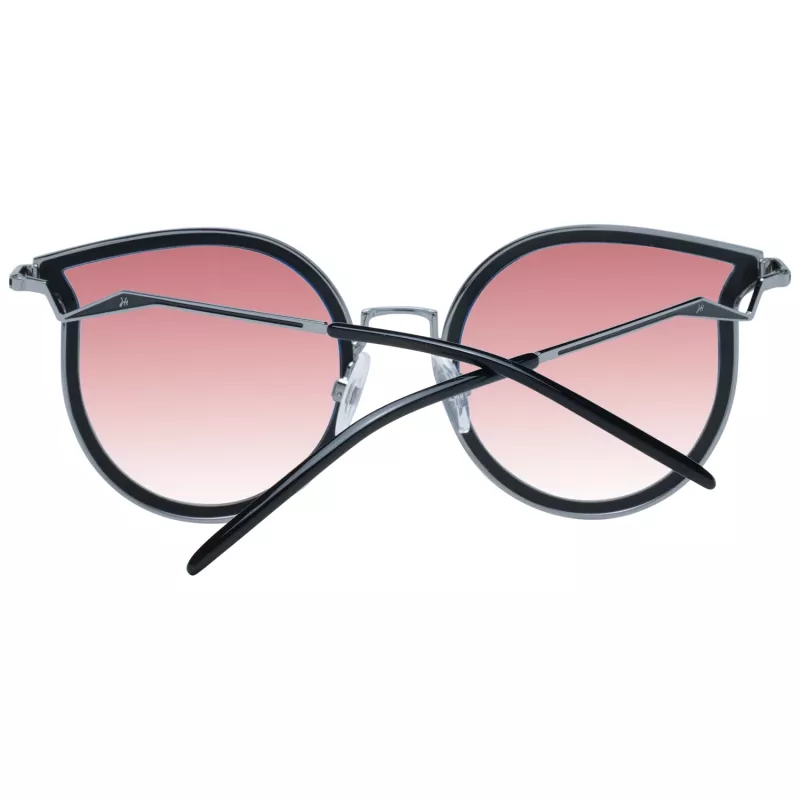 ANA HICKMANN Okulary przeciwsłoneczne damskie HI3066-5402A Złoty/Brąz Oprawka metalowa motylkowy Brązowe soczewki gradientowe 54mm