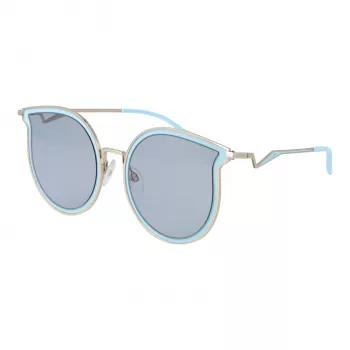 Okulary przeciwsłoneczne damskie ANA HICKMANN HI3066T-5403A Motyl Havana Brązowa Oprawa Acetatowa Soczewki Gradient Brąz 54mm