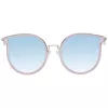 ANA HICKMANN Okulary przeciwsłoneczne damskie HI3066T-5405A Złote metalowe motyl/kocie oko Brązowy gradient UV400 54mm