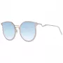 ANA HICKMANN Okulary przeciwsłoneczne damskie HI3066T-5405A Złote metalowe motyl/kocie oko Brązowy gradient UV400 54mm