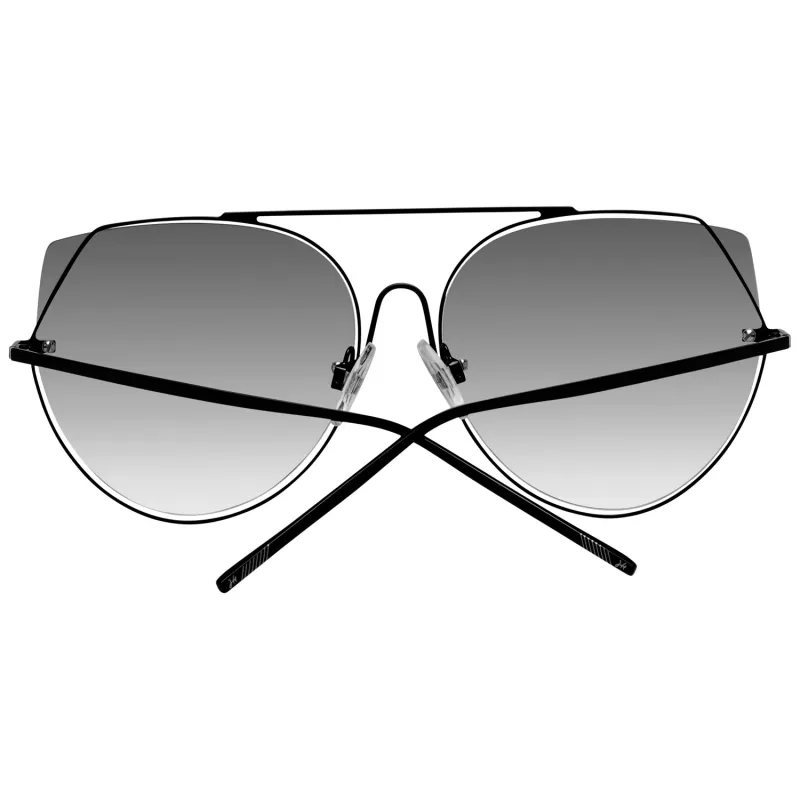 Okulary przeciwsłoneczne ANA HICKMANN HI3068-5809AB dla kobiet - Brązowo-złota oprawka acetat/metal, prostokątny kształt, soczewki gradientowe brązowe, ochrona UV400