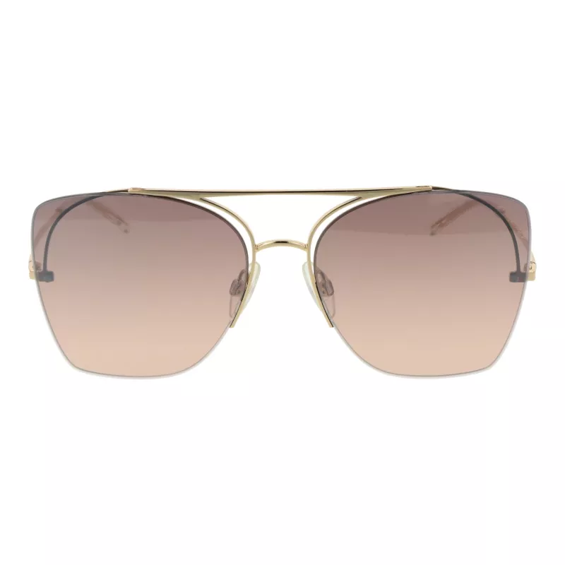 Okulary przeciwsłoneczne ANA HICKMANN HI3075-5804D Havana Brown Acetate Rectangular UV400