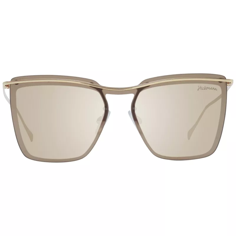 ANA HICKMANN Okulary przeciwsłoneczne damskie HI3081-13304B Motylkowata oprawka metalowa Brązowe soczewki gradientowe UV400