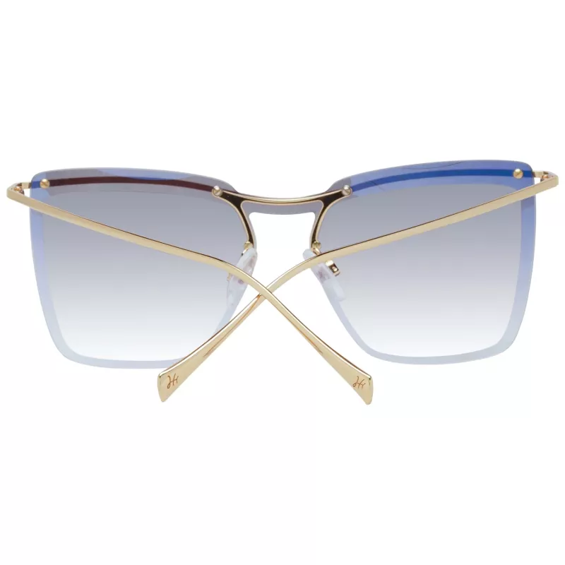 Okulary przeciwsłoneczne damskie ANA HICKMANN HI3081-13304C Havana Acetate Square Frame Brown Gradient Lens 55mm