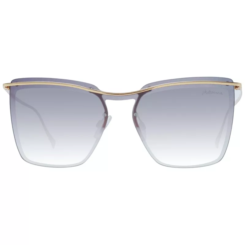 Okulary przeciwsłoneczne damskie ANA HICKMANN HI3081-13304C Havana Acetate Square Frame Brown Gradient Lens 55mm