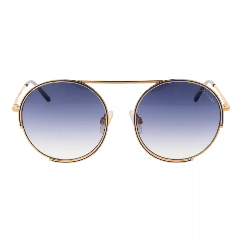 Okulary przeciwsłoneczne damskie ANA HICKMANN HI3082-5406A Havana Brown Acetate Geometric Butterfly 54mm
