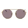 ANA HICKMANN Okulary przeciwsłoneczne damskie HI3082-5413A Prostokątna oprawka acetatowa Brązowe soczewki gradientowe 54/19/145 mm