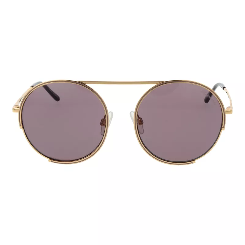 ANA HICKMANN Okulary przeciwsłoneczne damskie HI3082-5413A Prostokątna oprawka acetatowa Brązowe soczewki gradientowe 54/19/145 mm