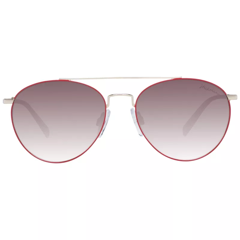 Okulary przeciwsłoneczne damskie ANA HICKMANN HI3133-5207A Motylkowe Oprawki Havana Acetate Soczewki Gradient Brown 52mm