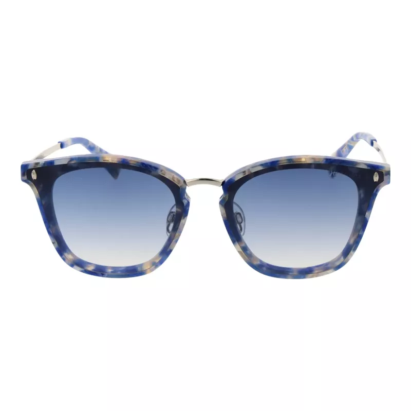 Okulary przeciwsłoneczne ANA HICKMANN HI9065-49G22 Motyl Kocie Oko Acetat Havana Brązowy Gradient 49mm