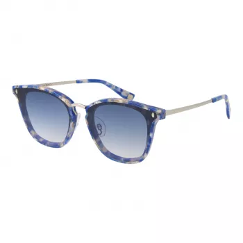 Okulary przeciwsłoneczne ANA HICKMANN HI9065-49G22 Motyl Kocie Oko Acetat Havana Brązowy Gradient 49mm