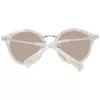 Okulary przeciwsłoneczne damskie ANA HICKMANN HI9066-49G21 - Oprawka Havana z acetatu z brązowymi gradientowymi soczewkami poliwęglanowymi, 49/21/145 mm
