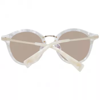 Okulary przeciwsłoneczne damskie ANA HICKMANN HI9066-49G21 - Oprawka Havana z acetatu z brązowymi gradientowymi soczewkami poliwęglanowymi, 49/21/145 mm