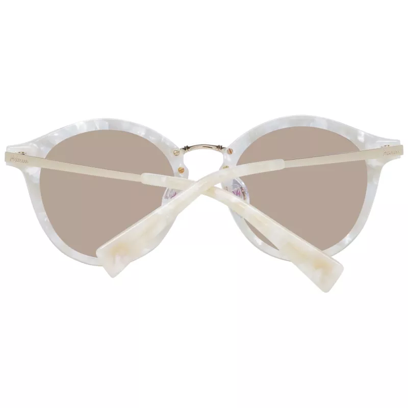 Okulary przeciwsłoneczne damskie ANA HICKMANN HI9066-49G21 - Oprawka Havana z acetatu z brązowymi gradientowymi soczewkami poliwęglanowymi, 49/21/145 mm