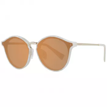Okulary przeciwsłoneczne damskie ANA HICKMANN HI9066-49G21 - Oprawka Havana z acetatu z brązowymi gradientowymi soczewkami poliwęglanowymi, 49/21/145 mm