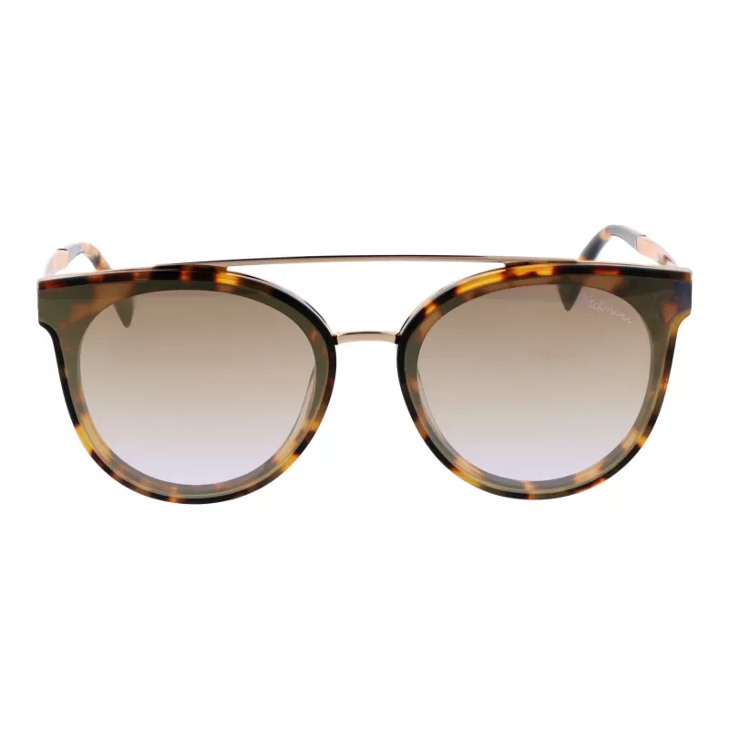 ANA HICKMANN Okulary przeciwsłoneczne damskie HI9080-62G21 Motylkowate Oversize Złoty Brąz Gradient 62mm