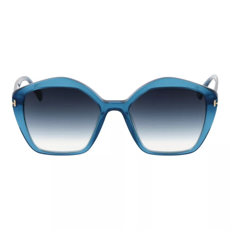 Okulary przeciwsłoneczne damskie ANA HICKMANN HI9166-52T01 Havana Brown Tortoise Frame Brown Gradient Lens 52mm
