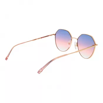 Okulary przeciwsłoneczne ANA HICKMANN dla kobiet HIY3001-5205A Brązowa Havana Oprawa acetatowa Brązowe soczewki gradientowe 52/17/135 mm