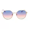 Okulary przeciwsłoneczne ANA HICKMANN dla kobiet HIY3001-5205A Brązowa Havana Oprawa acetatowa Brązowe soczewki gradientowe 52/17/135 mm
