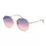 Okulary przeciwsłoneczne ANA HICKMANN dla kobiet HIY3001-5205A Brązowa Havana Oprawa acetatowa Brązowe soczewki gradientowe 52/17/135 mm