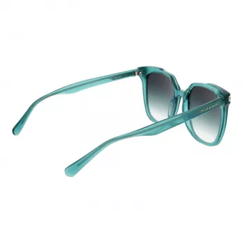 Okulary przeciwsłoneczne damskie ANA HICKMANN HIY9002-50T01 - Geometryczna oprawka acetatowa, szare soczewki poliwęglanowe, ochrona UV400, 50/18/135 mm
