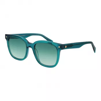 Okulary przeciwsłoneczne damskie ANA HICKMANN HIY9005-50H01 Havana Brown Acetate Frame Gradient Brown Lens 50/17/136 mm
