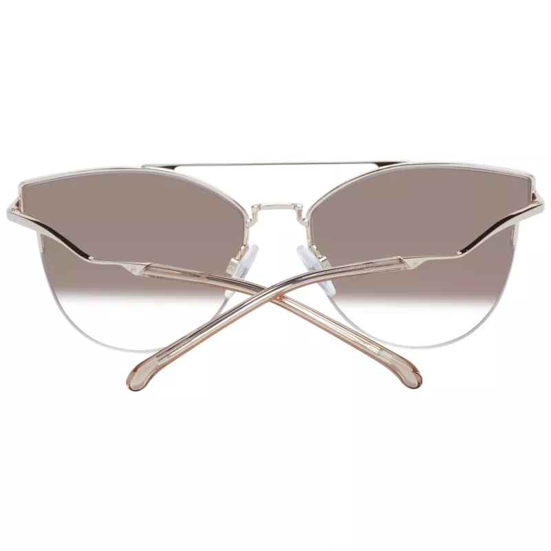 ANA HICKMANN Okulary przeciwsłoneczne damskie HI3096E-6104B Oprawka motyl/kocie oko Brązowy havana acetatowa Soczewki brązowe gradient UV400 61/17/145 mm