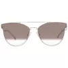 ANA HICKMANN Okulary przeciwsłoneczne damskie HI3096E-6104B Oprawka motyl/kocie oko Brązowy havana acetatowa Soczewki brązowe gradient UV400 61/17/145 mm