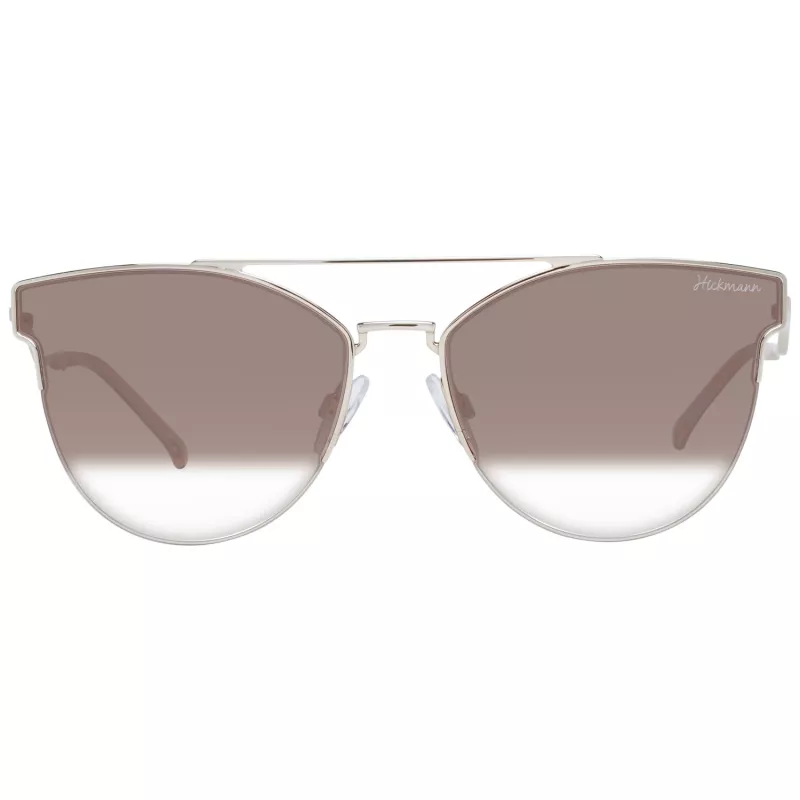 ANA HICKMANN Okulary przeciwsłoneczne damskie HI3096E-6104B Oprawka motyl/kocie oko Brązowy havana acetatowa Soczewki brązowe gradient UV400 61/17/145 mm