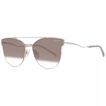 ANA HICKMANN Okulary przeciwsłoneczne damskie HI3096E-6104B Oprawka motyl/kocie oko Brązowy havana acetatowa Soczewki brązowe gradient UV400 61/17/145 mm
