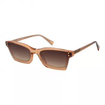 Okulary przeciwsłoneczne damskie ANA HICKMANN HI9099-63H01 Brąz Havana Kształt Kwadrat Motyl Oprawa Acetat UV400
